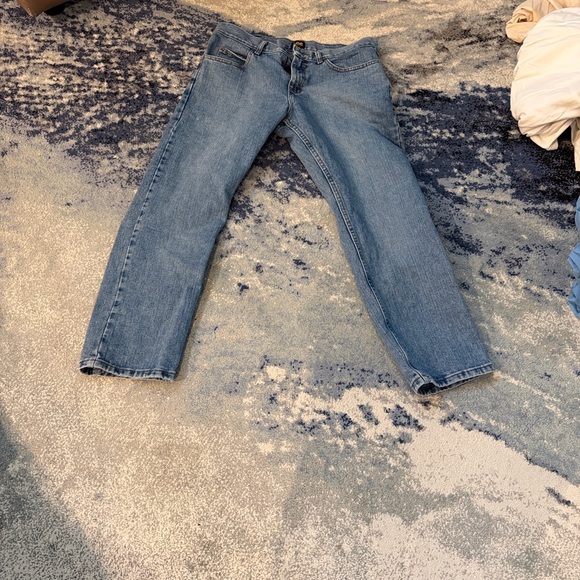 5 Pair Lee & Levi’s Men's Straight Leg Jeans in Blue and Black - Picture 10 of 16